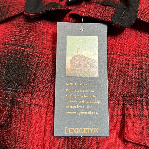 Pendleton SCOUT flannel long sleeve Wool Shirt - Picture 7 of 11